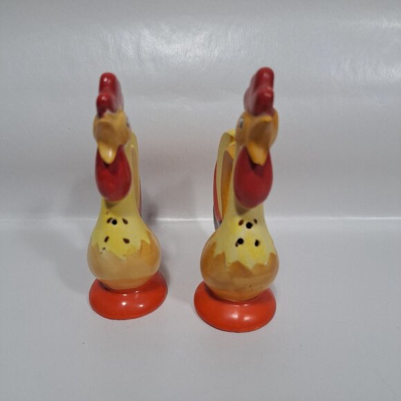 Holt Howard Crowing Roosters Salt Pepper Shakers Vintage Table Decor Collectible - Picture 6 of 16